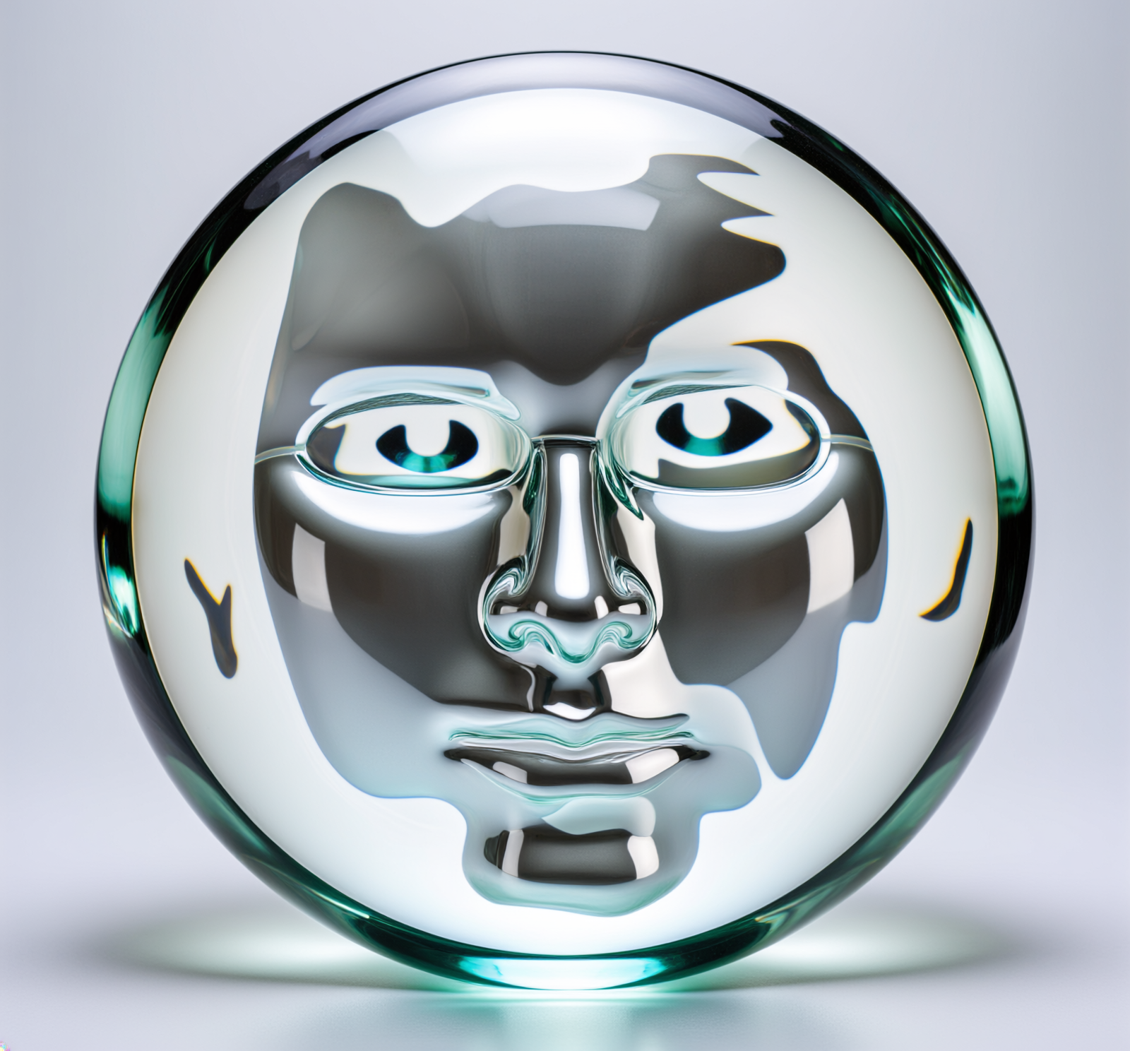 Firefly_polished glass sculpture of THE  634131 rEk